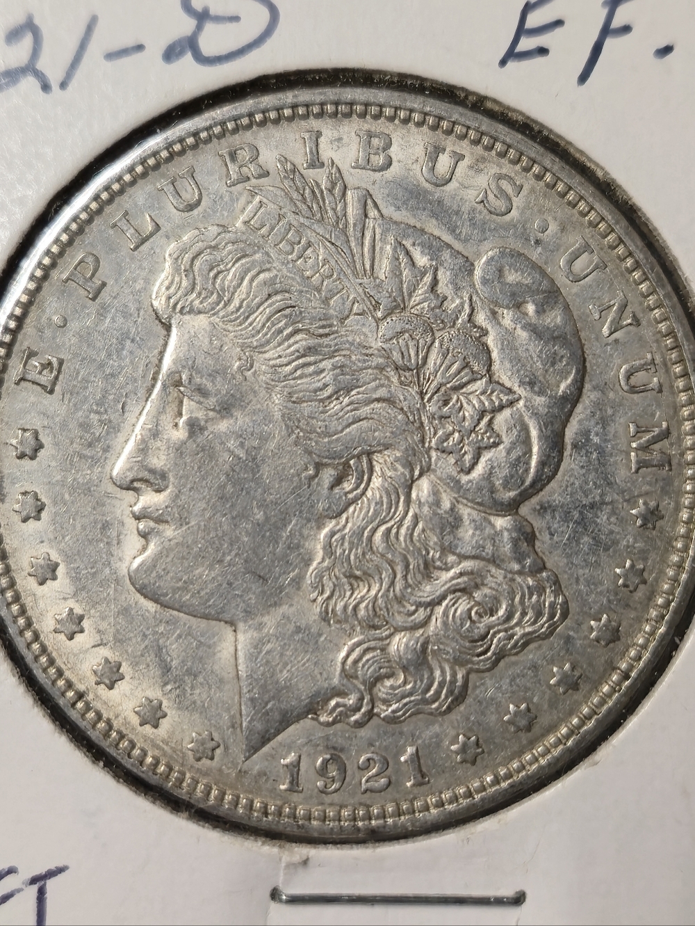 1921-D Morgan Silver Dollar – 90% Silver​ Circulated but nice